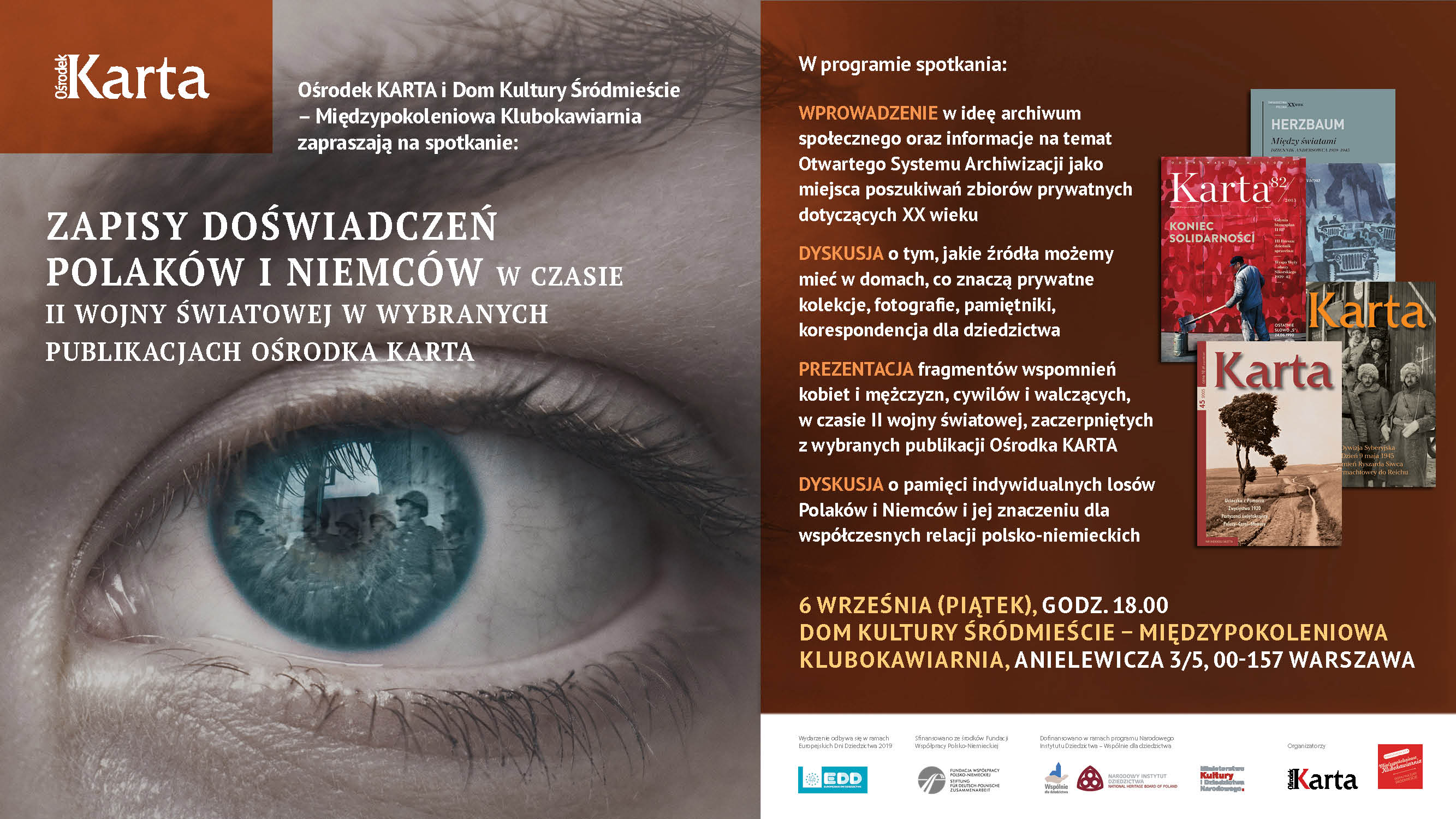 Zapisy doświadczeń Polaków i Niemców  w czasie II wojny światowej w wybranych publikacjach Ośrodka KARTA